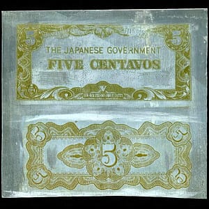 5 centavos JIM Printing Plate
