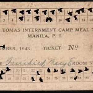 December 1943 meal ticket