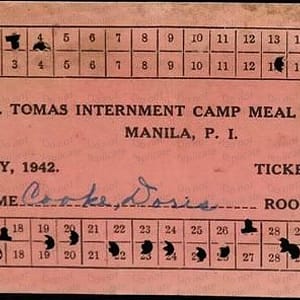 July 1942 meal ticket