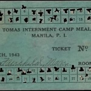 March 1943 meal ticket