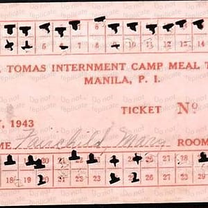 May 1943 meal ticket