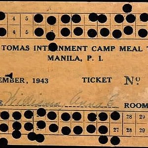 November 1943 meal ticket