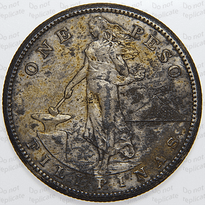 Salvaged 1908-S Peso